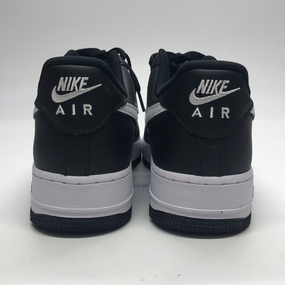 Men’s Nike Air Force 1 Low '07 White Swoosh Panda DV0788-001 NWOB - Picture 4 of 5